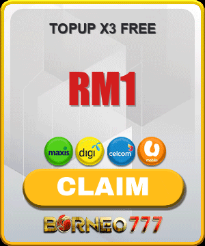 TOPUP RM5 X3 FREE RM1